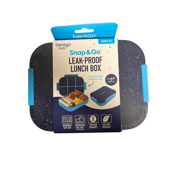 Bentgo Kids Snap & Go Leak-Proof Lunch Box, Confetti Edition - Picture 1 of 4